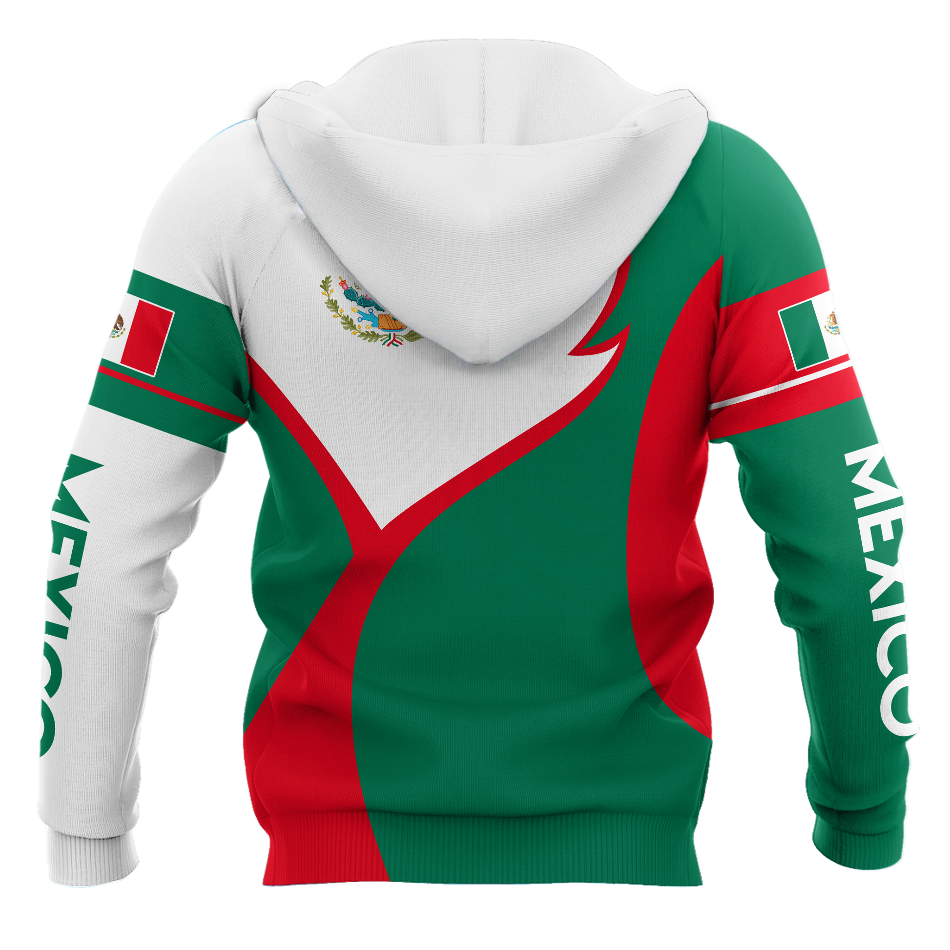 Mexico Green And Red Style Personalized Hoodie