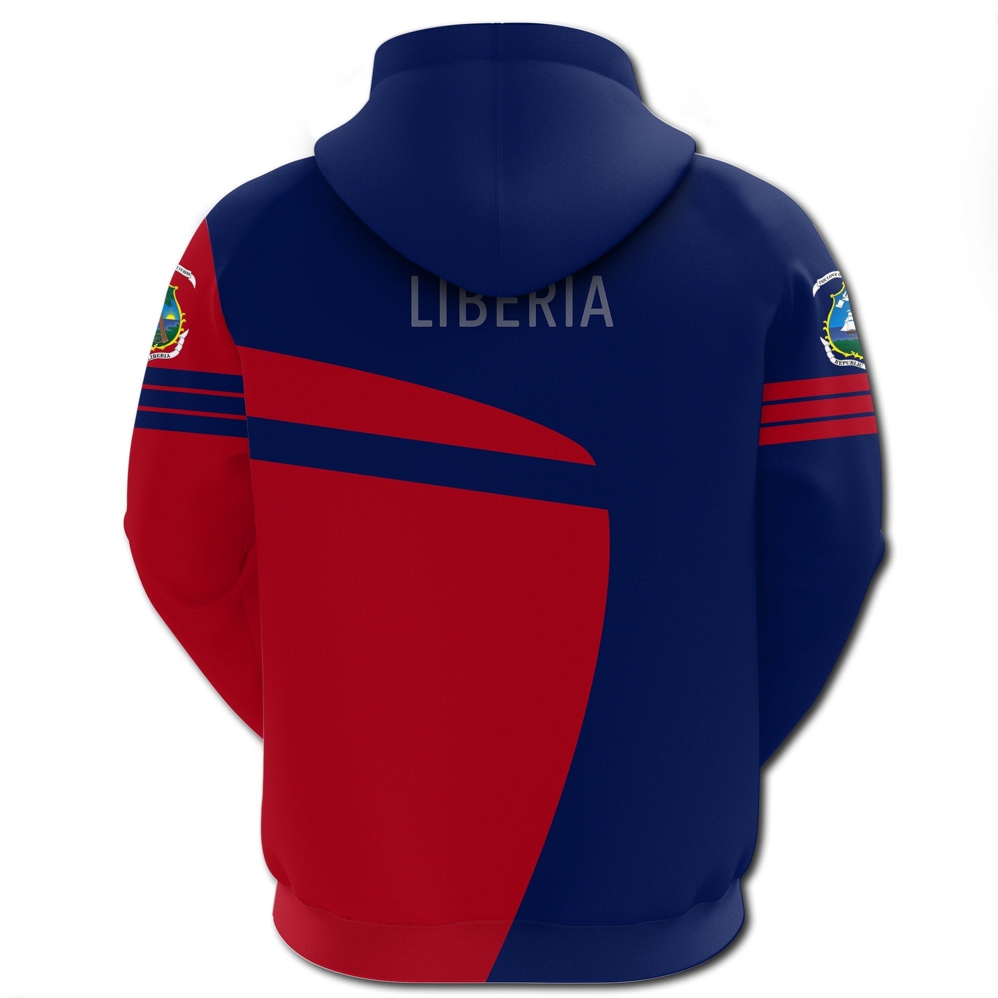 African Hoodie Liberia Hoodie Sport Premium
