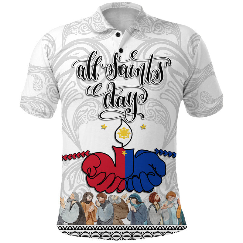 Custom Philippines Polo Shirt All Saints Day LT9