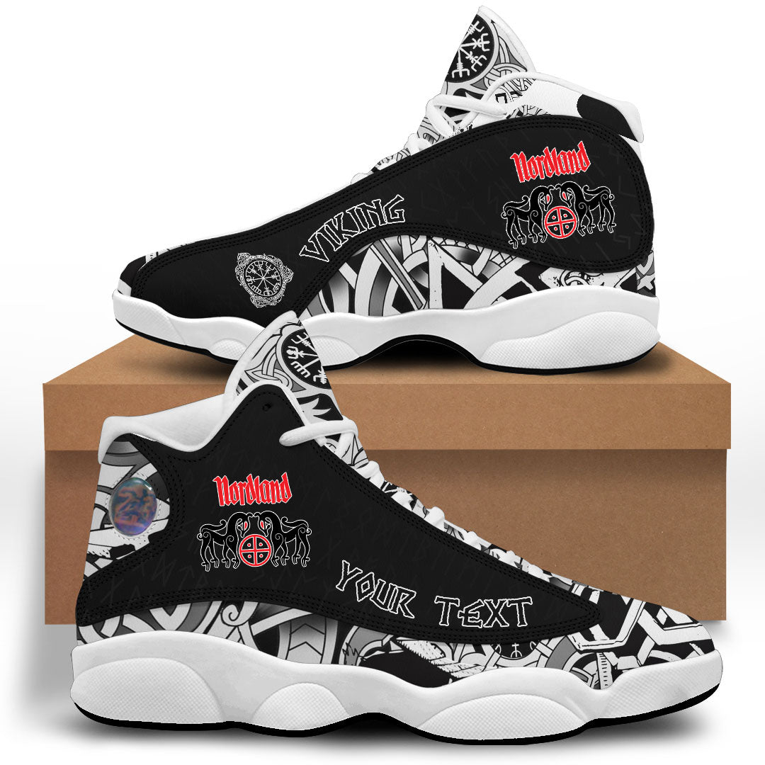 (Custom) Viking - Ancient Decorative Mythical Animal In Celtic Sneakers J13 RLT12