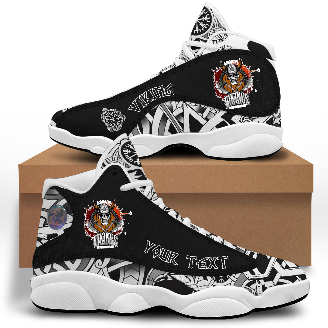 (Custom) Viking - Skull Warrior Vikings Sneakers J13 RLT12