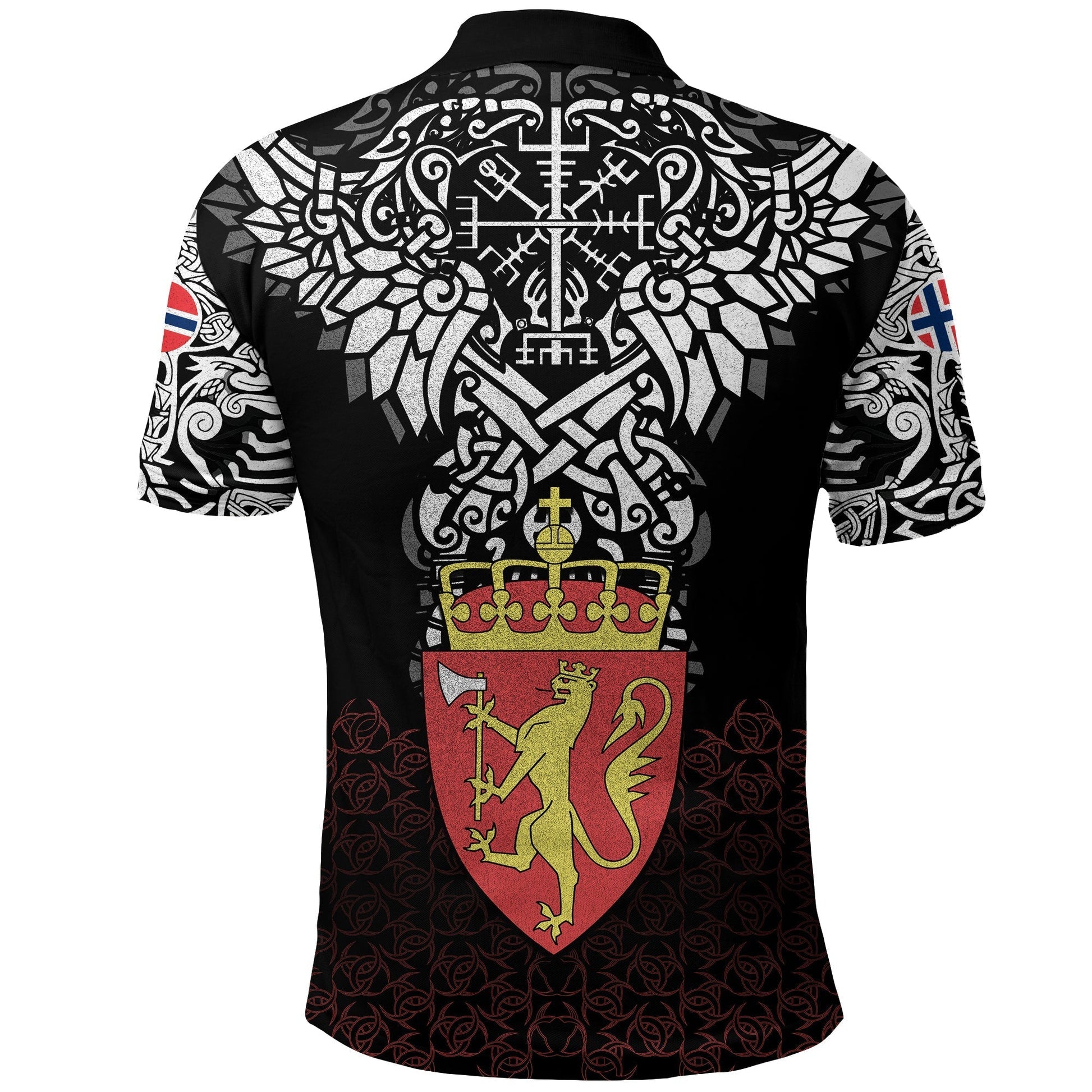 Viking Polo Shirt Norway Viking Symbol RLT12