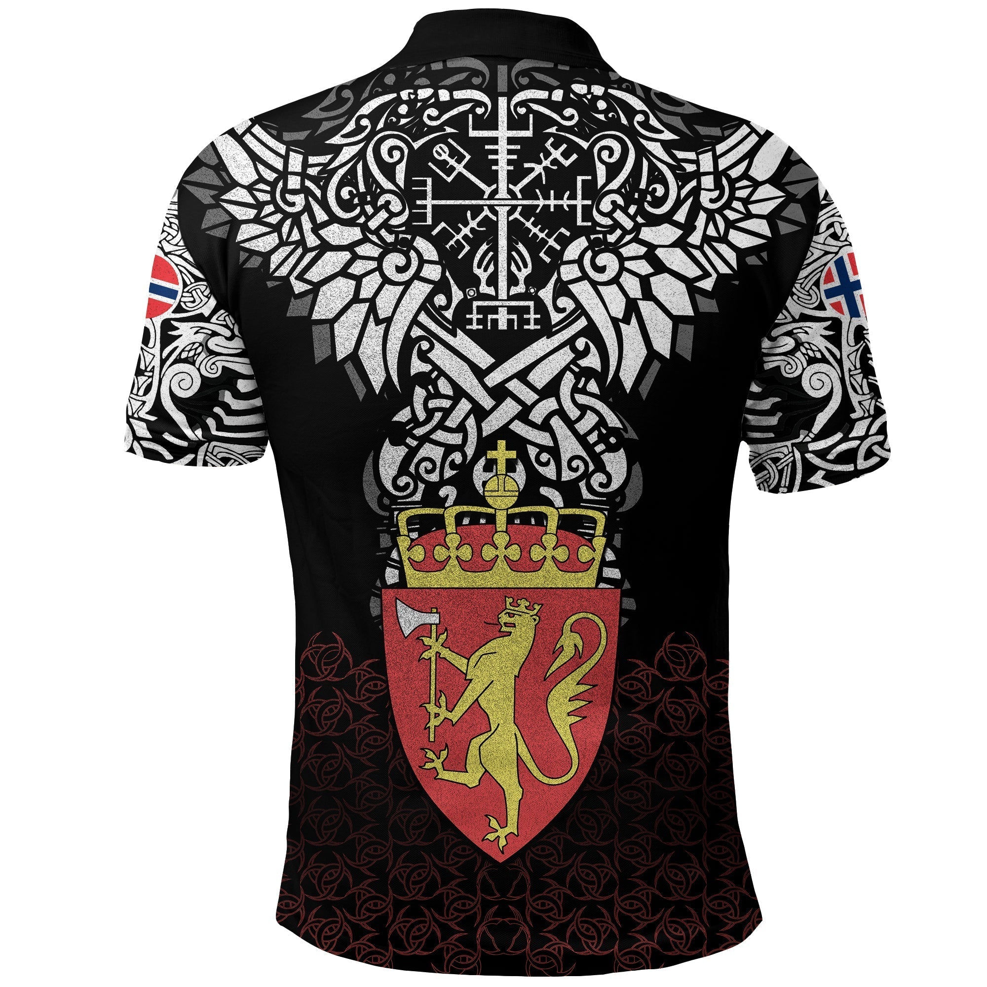 Viking Polo Shirt Norway Viking Symbol RLT12