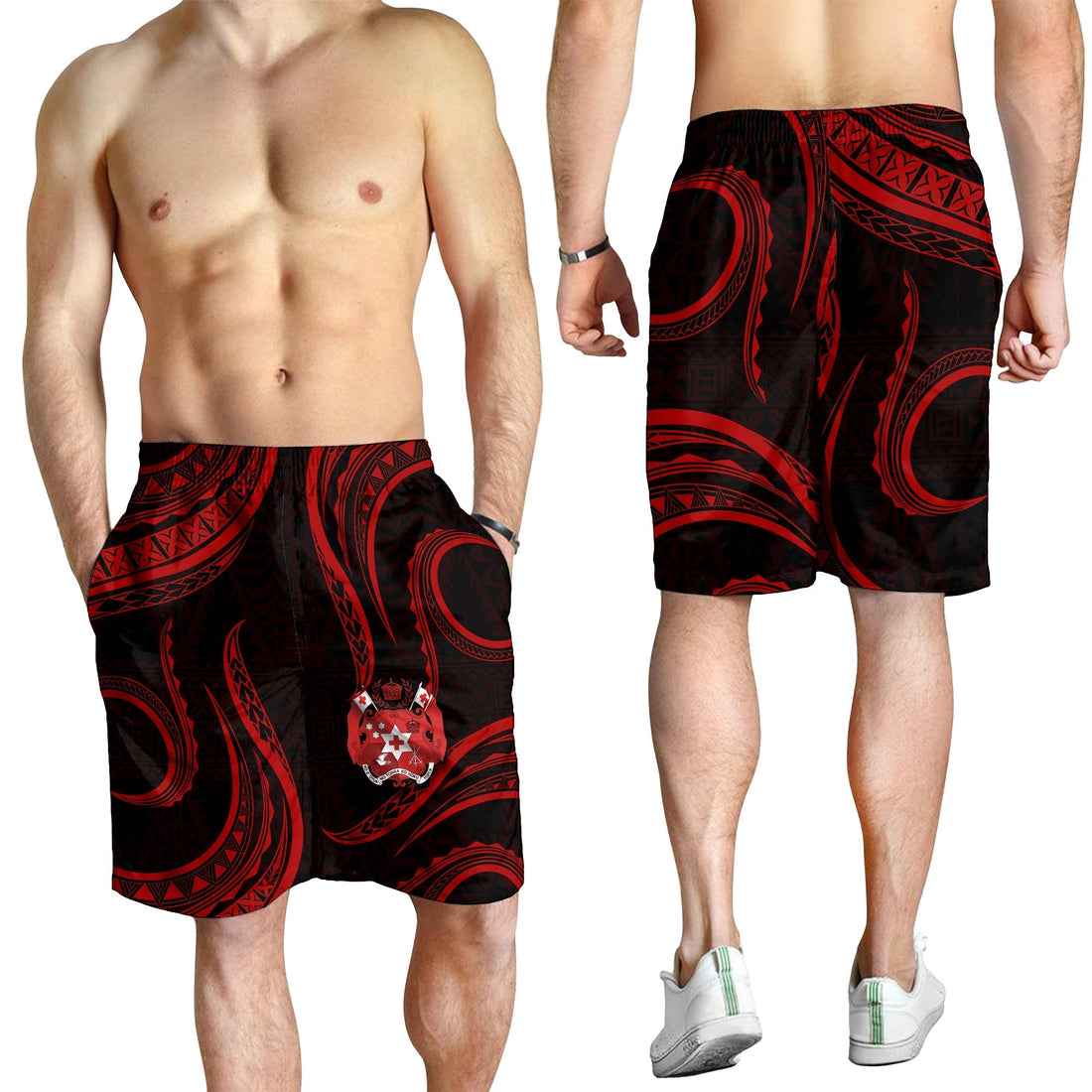 Tonga Pattern Men Shorts Always Proud LT13