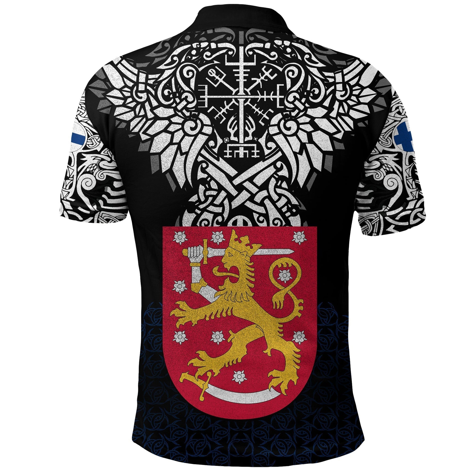 Viking Polo Shirt Finland Viking Symbol RLT12