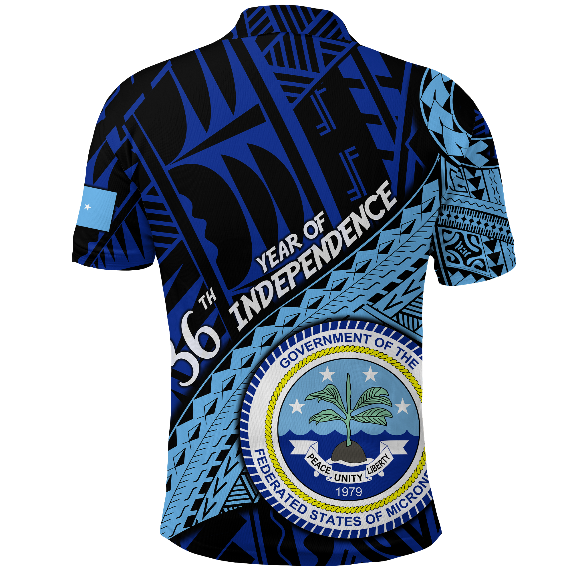 Custom FSM 36th Year Of Independence Polo Shirt LT2