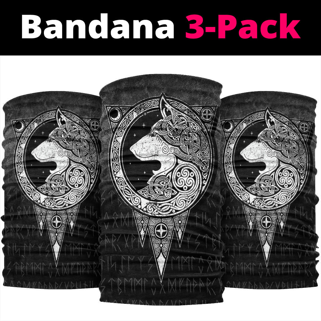 Viking Bandana Viking Norse Wolf Bandana RLT12