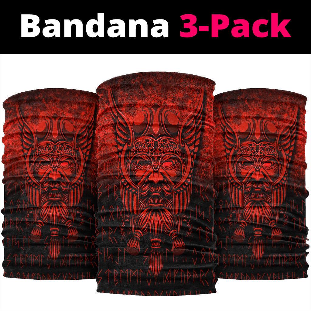 Viking Bandana Viking Odin Allfather In Asgard Red Version Bandana RLT12