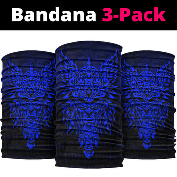 Viking Bandana Odin The Allfather Asgard God and Chief Of Aesir Blue Version Bandana RLT12