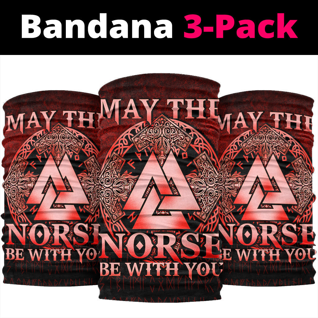 Viking Bandana May The Norse Be With You Viking Red Version Bandana RLT12