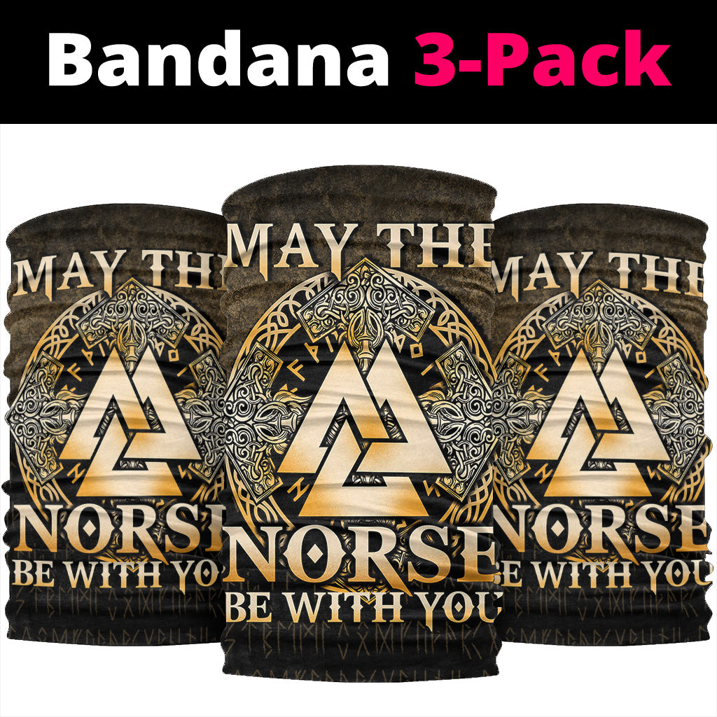 Viking Bandana May The Norse Be With You Viking Gold Version Bandana RLT12