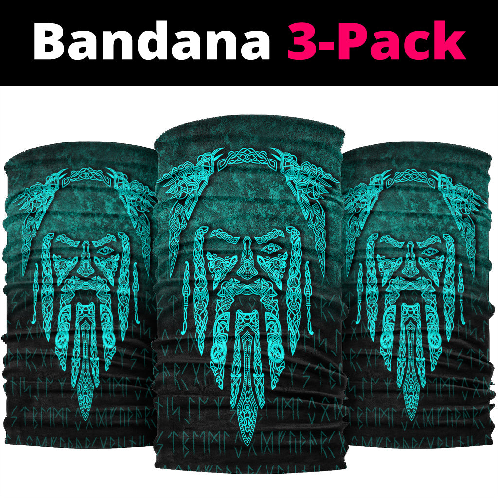 Viking Bandana Eye of Odin Cyan Version Bandana RLT12