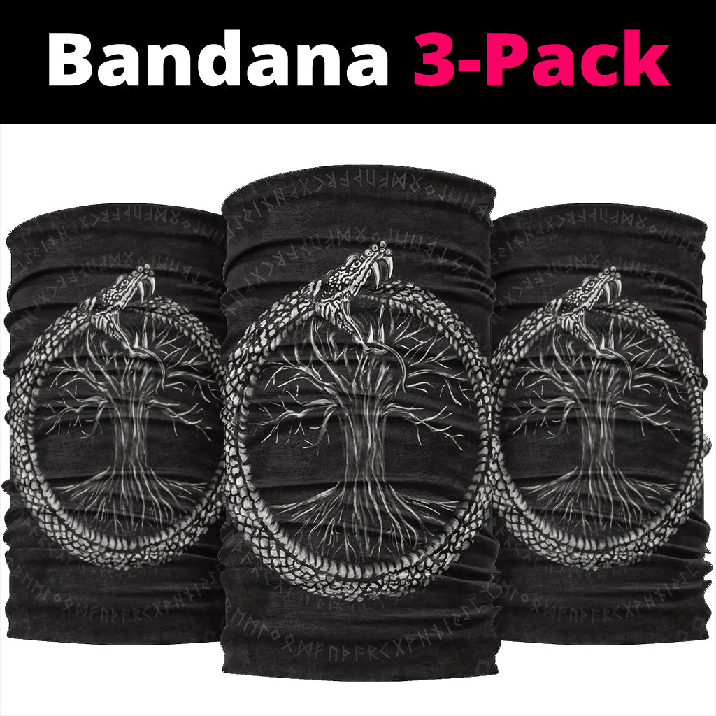 Viking Bandana Ouroboros with Tree Of Life Bandana RLT12
