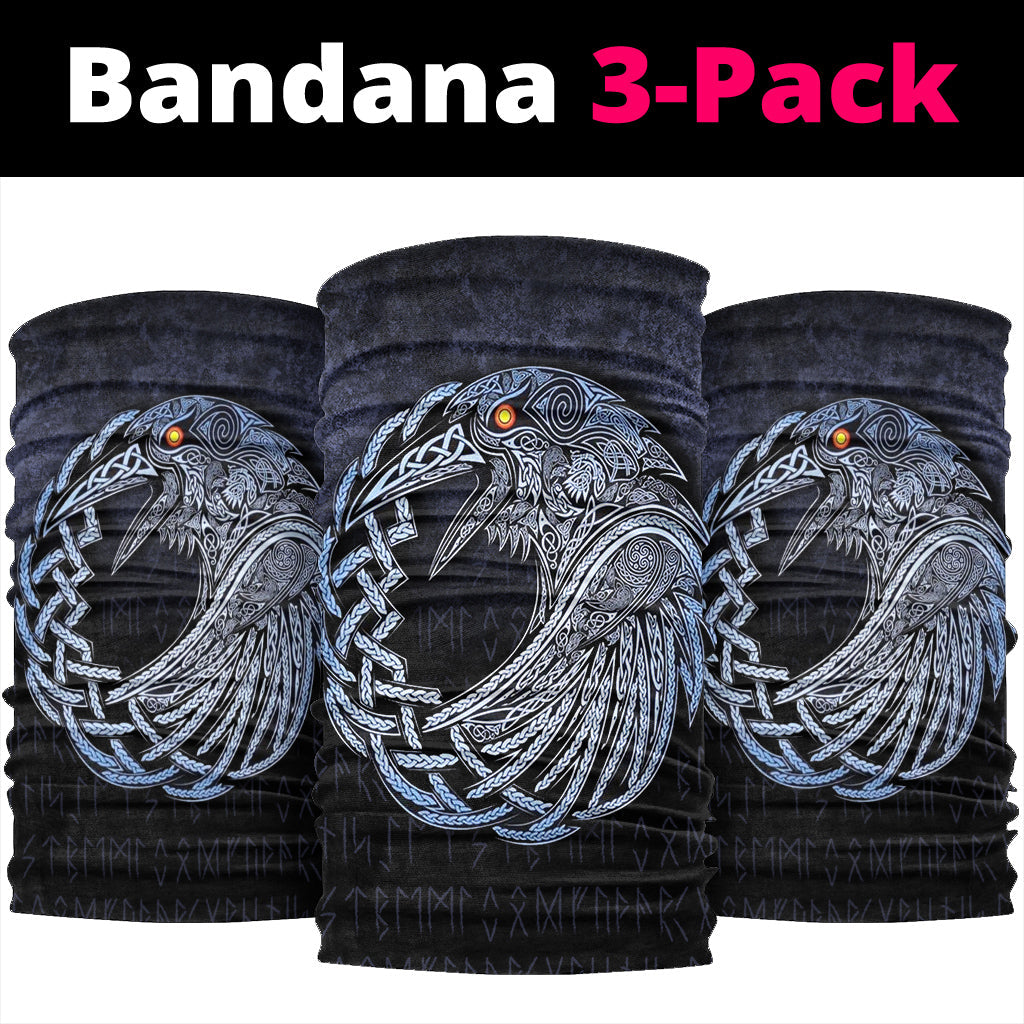 Viking Bandana Vikings Raven Special Blue Version Bandana RLT12