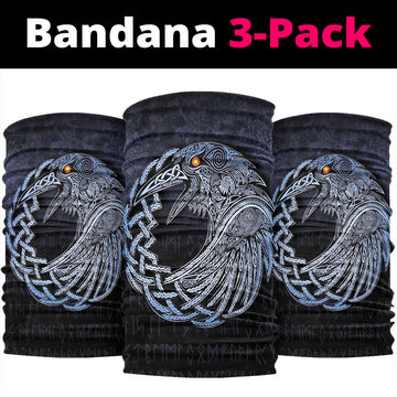 Viking Bandana Vikings Raven Special Blue Version Bandana RLT12