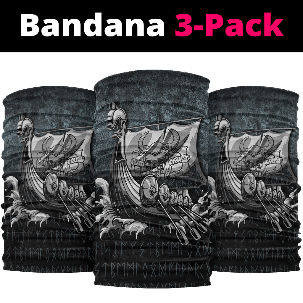 Wonder Print Shop Bandana - Victory or Valhalla Drakkar Bandana RLT12