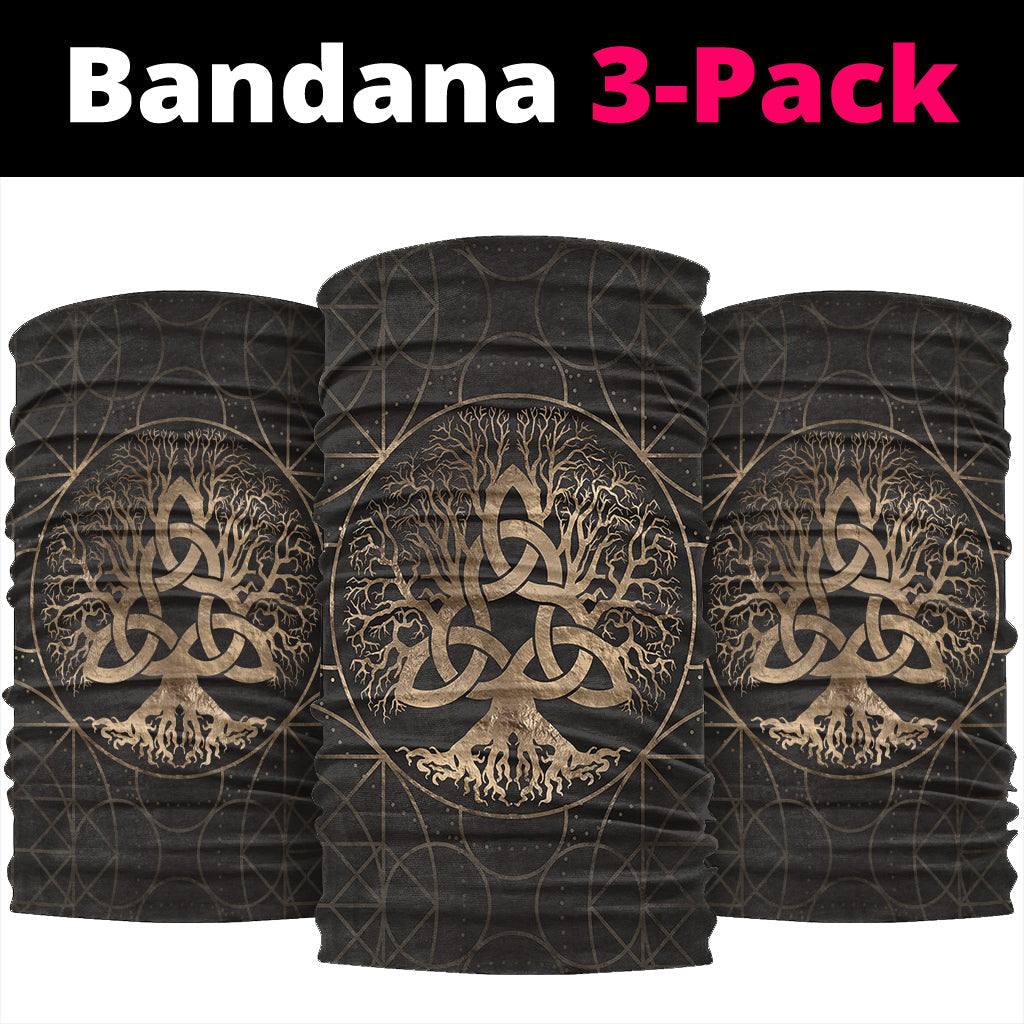Viking Bandana Tree Of Life Yggdrasil with Triquetra Bandana RLT12