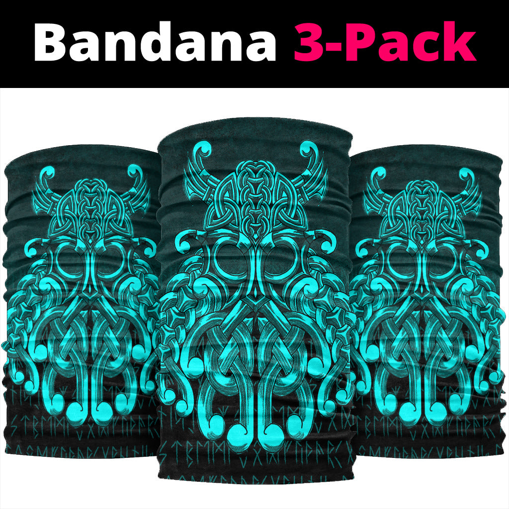 Viking Bandana Vikings Odin Valhalla Cyan Version Bandana RLT12