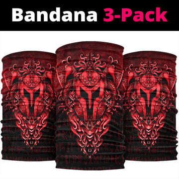 Viking Bandana The Armor Of Viking Red Version Bandana RLT12