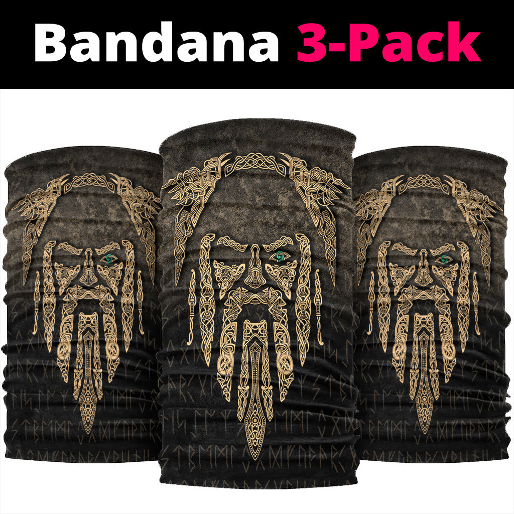 Viking Bandana Eye of Odin Gold Version Bandana RLT12