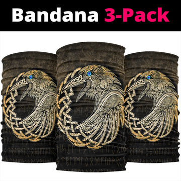 Viking Bandana Vikings Raven Gold Version Bandana RLT12