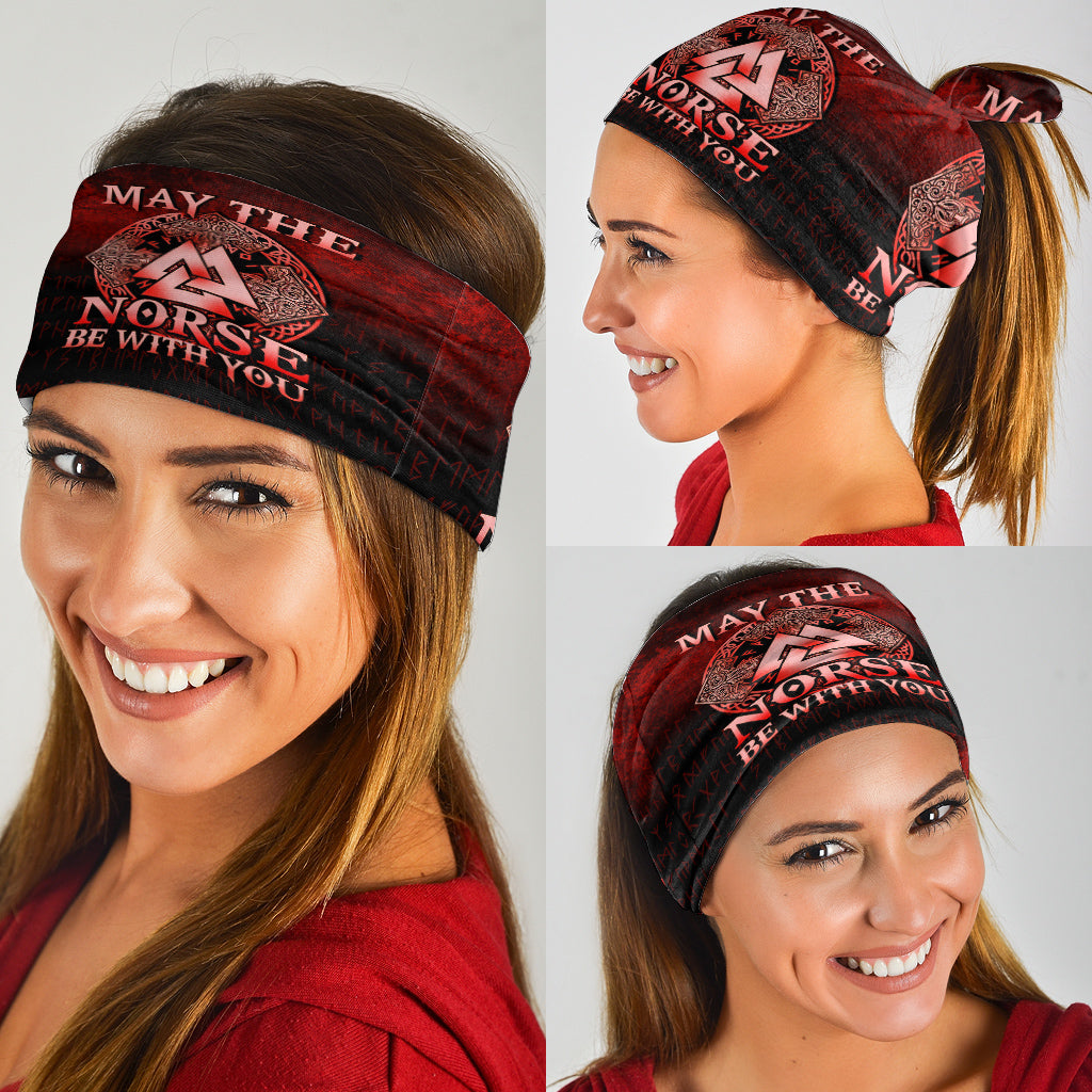 Viking Bandana May The Norse Be With You Viking Red Version Bandana RLT12
