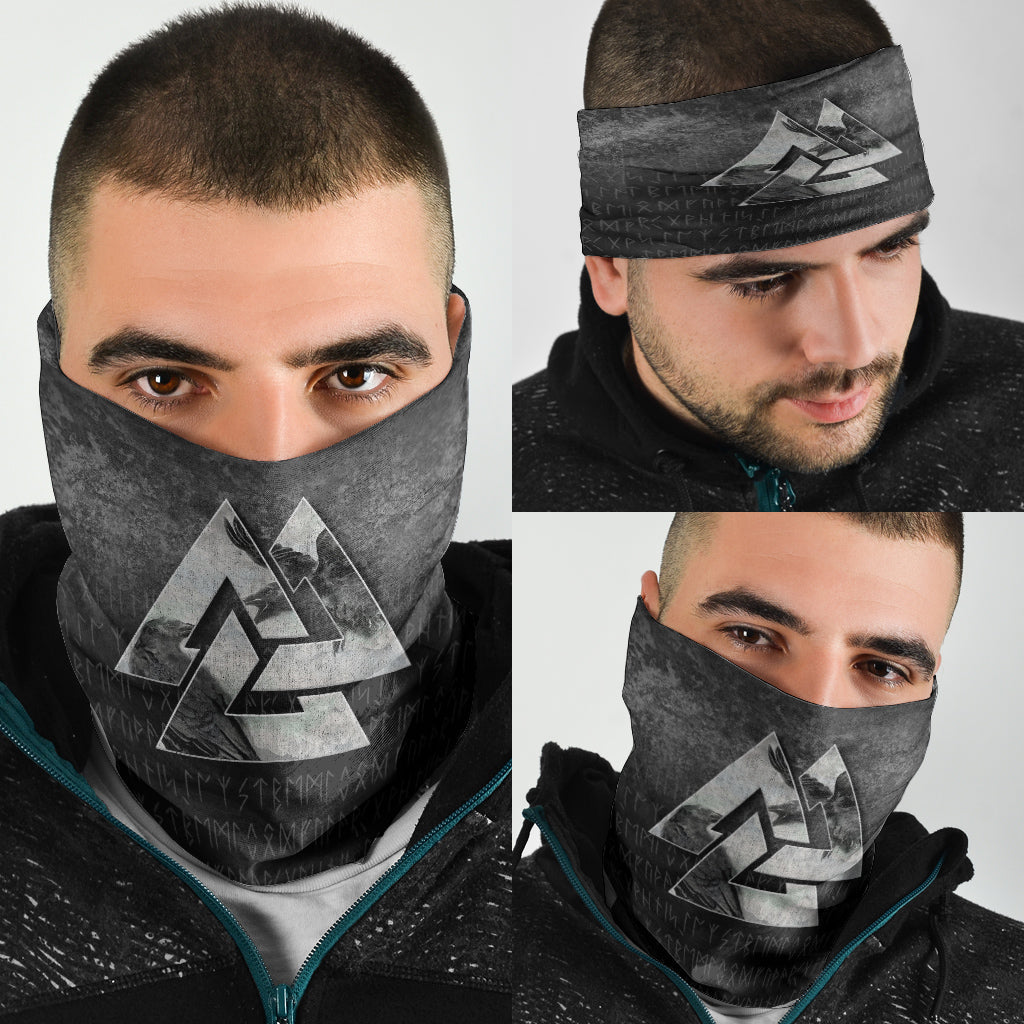 Viking Bandana Huginn Muninn Ravens from Odin Viking Bandana RLT12