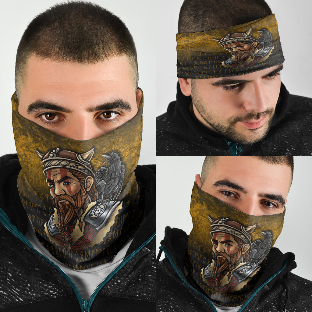 Viking Bandana Viking Warrior Odin Valhalla Raven Bandana RLT12