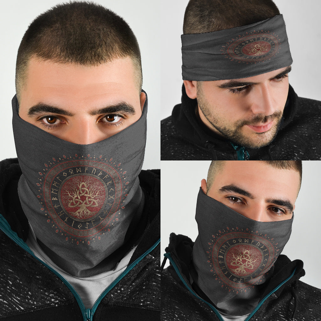 Viking Bandana Tree Of Life with Triquetra Bandana RLT12