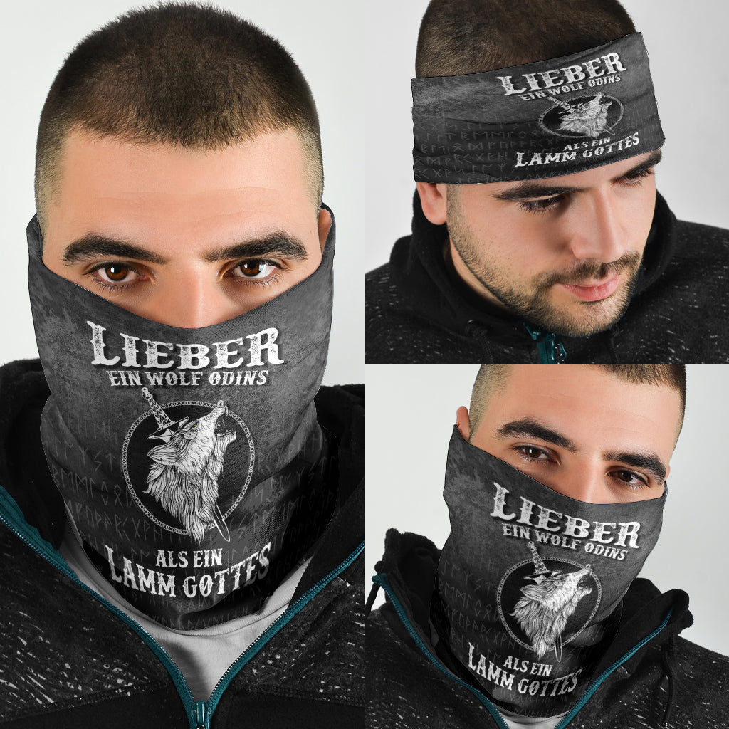 Viking Bandana Lieber Ein Wolf Odins Als Ein Lamm Gottes Bandana RLT12