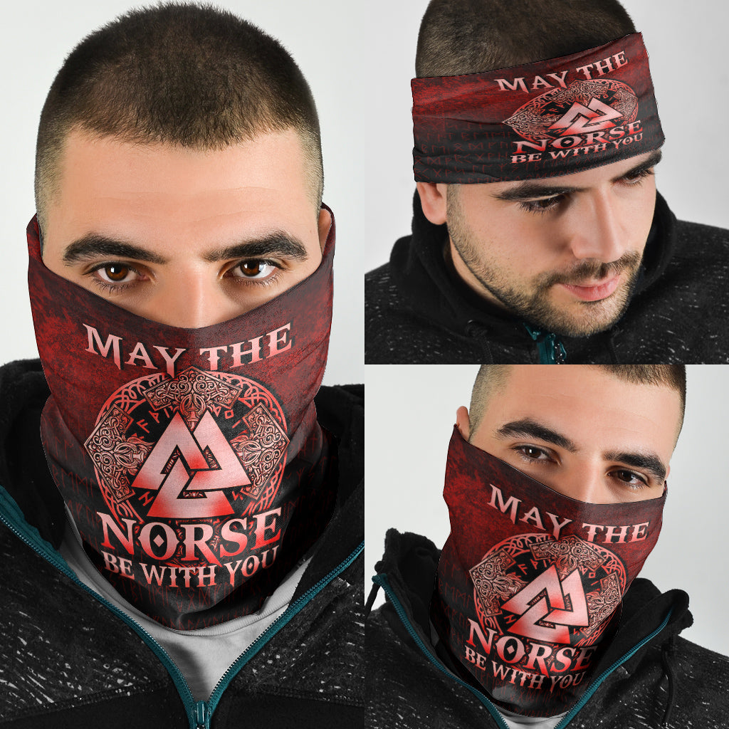 Viking Bandana May The Norse Be With You Viking Red Version Bandana RLT12