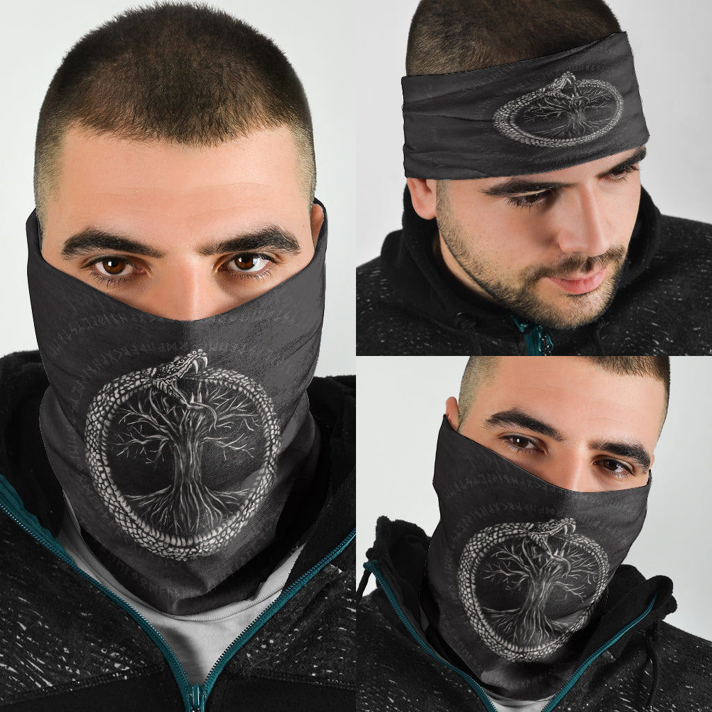 Viking Bandana Ouroboros with Tree Of Life Bandana RLT12
