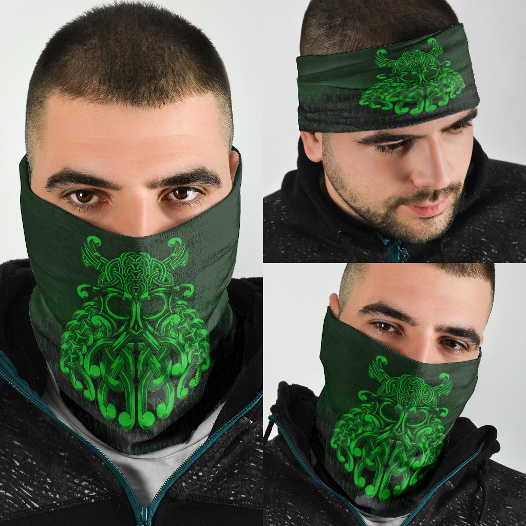 Viking Bandana Vikings Odin Valhalla Green Version Bandana RLT12
