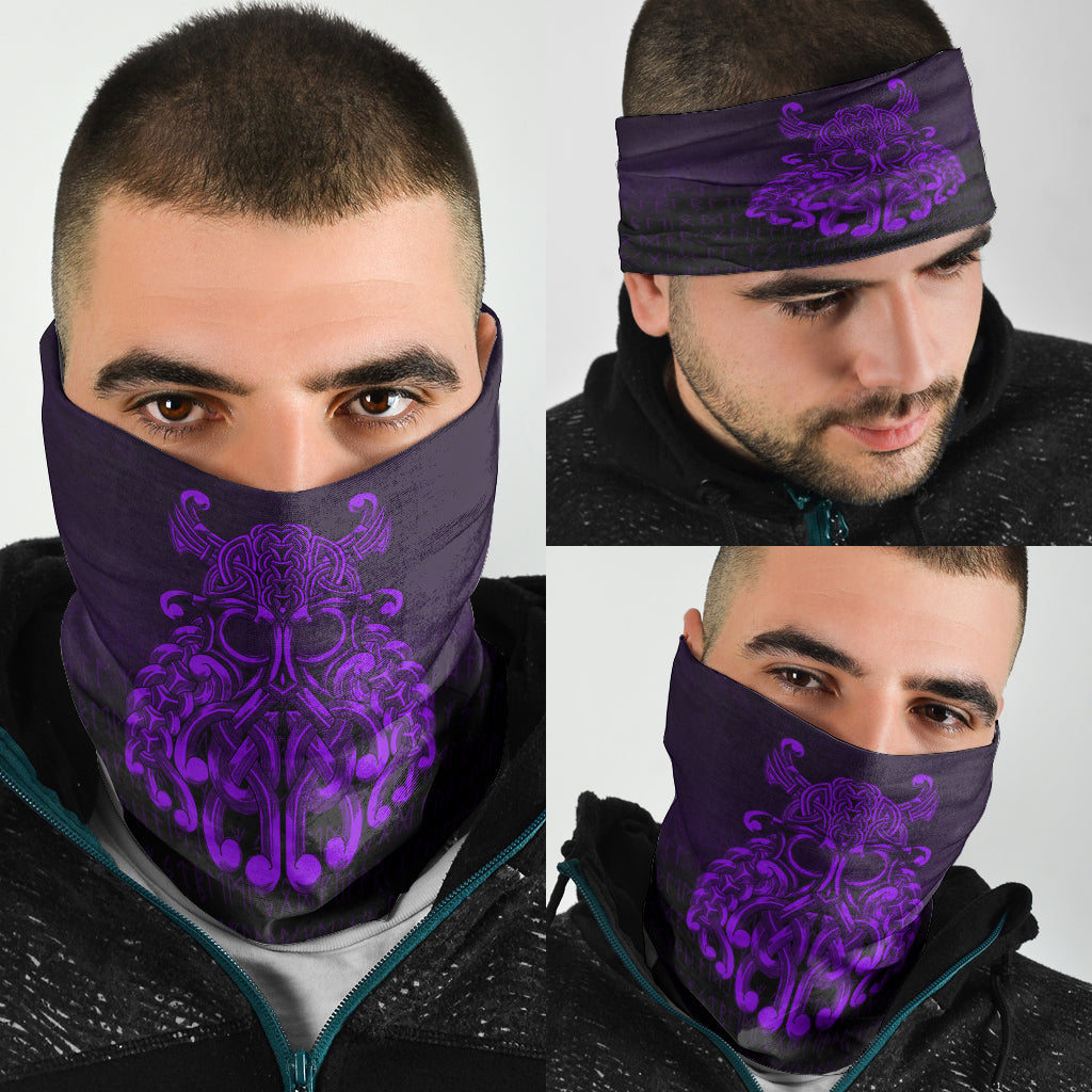 Viking Bandana Vikings Odin Valhalla Purple Version Bandana RLT12
