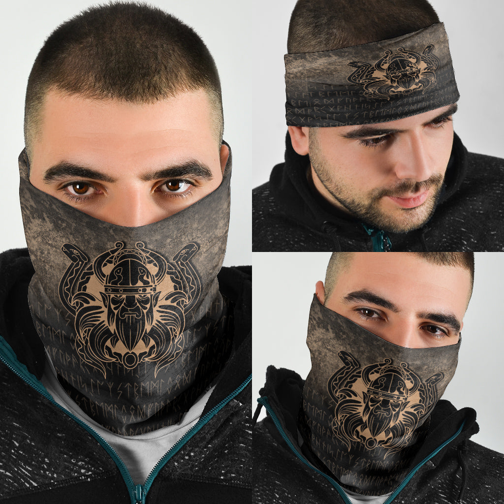 Viking Bandana Nordic Warrior Valhalla Norse Gold Version Bandana RLT12