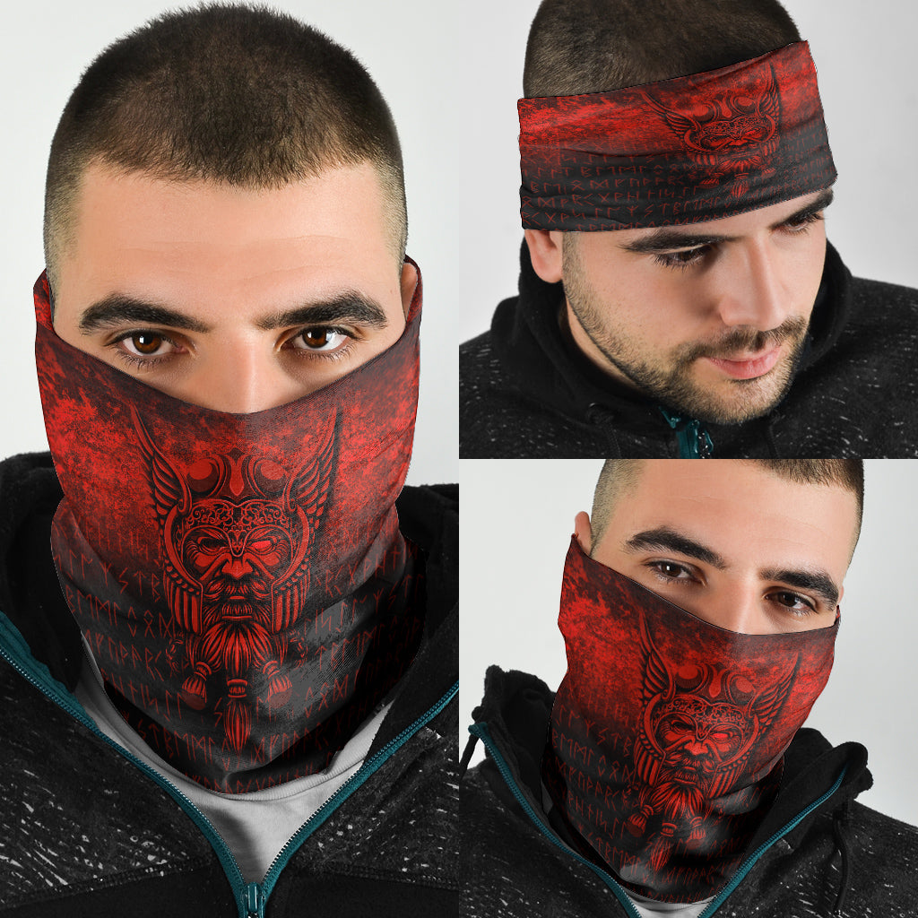 Viking Bandana Viking Odin Allfather In Asgard Red Version Bandana RLT12