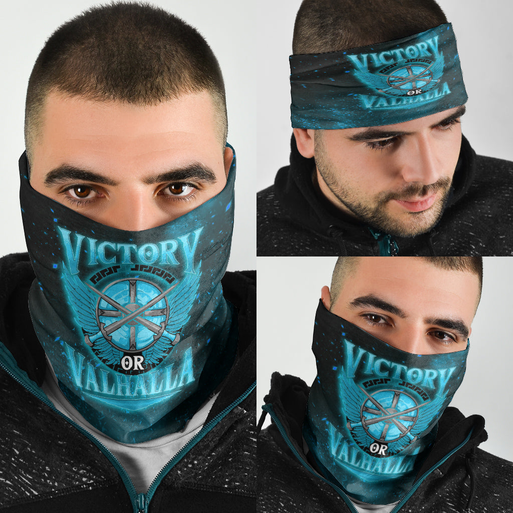 Viking Bandana Victory Or Valhalla Cyan Style Bandana RLT12