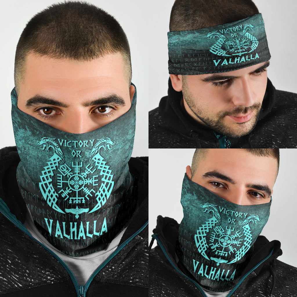 Wonder Print Shop Bandana - Victory or Valhalla - Cyan Version Bandana RLT12