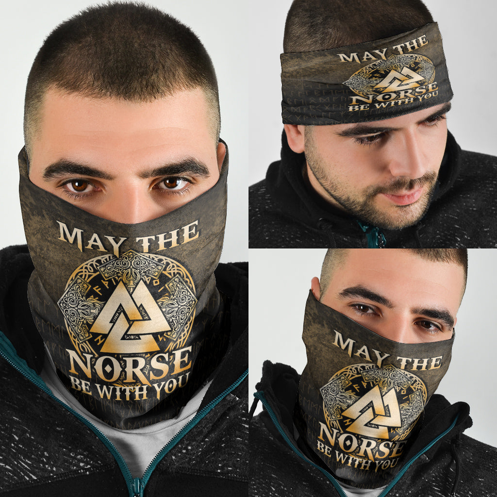 Viking Bandana May The Norse Be With You Viking Gold Version Bandana RLT12