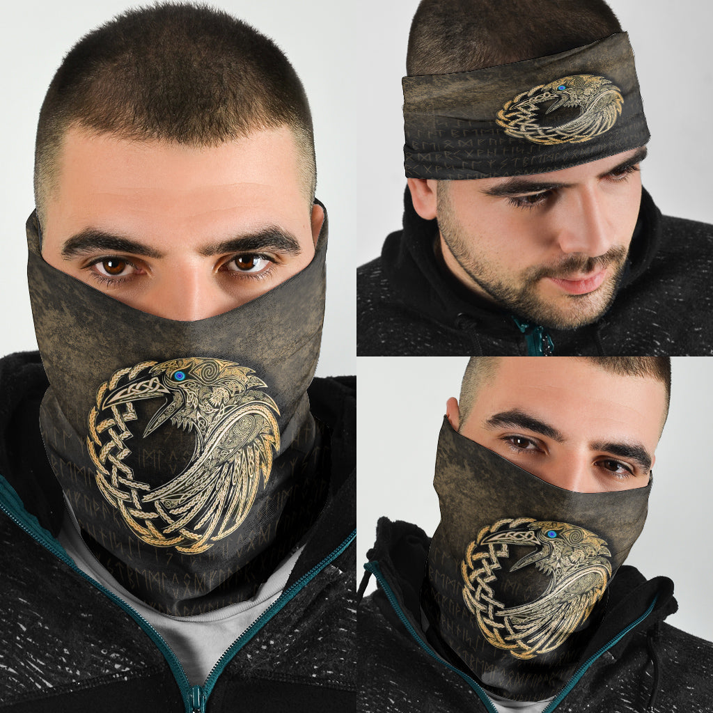 Viking Bandana Vikings Raven Gold Version Bandana RLT12