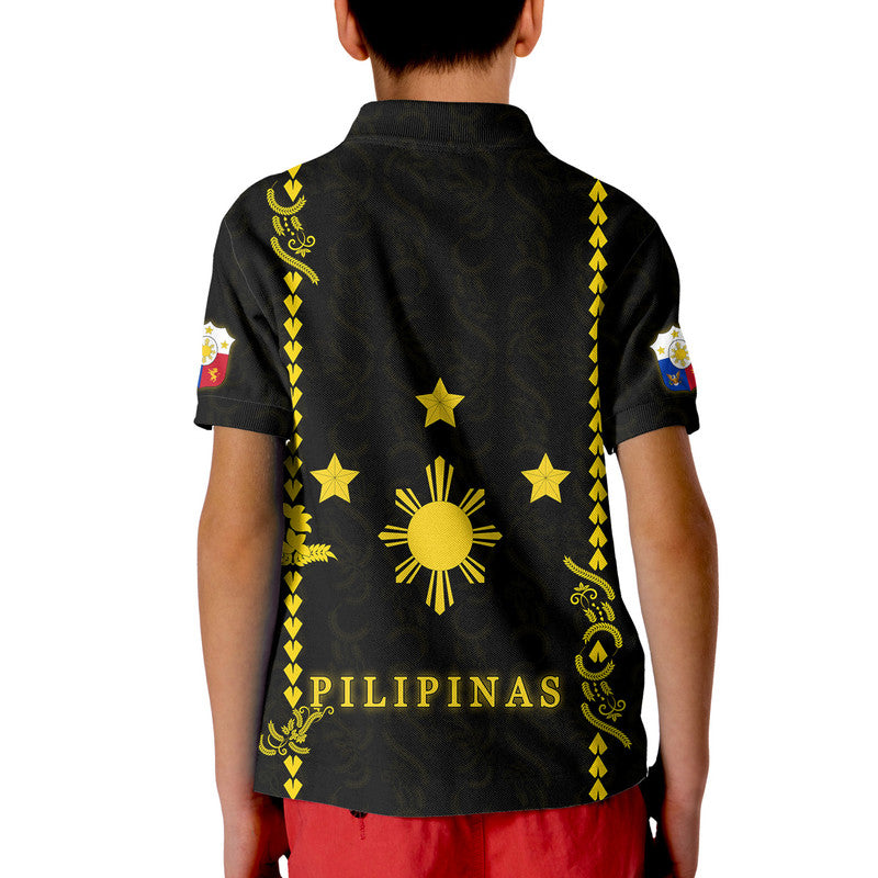 Philippines Polo Shirt Pechera With Side Barong Patterns LT9