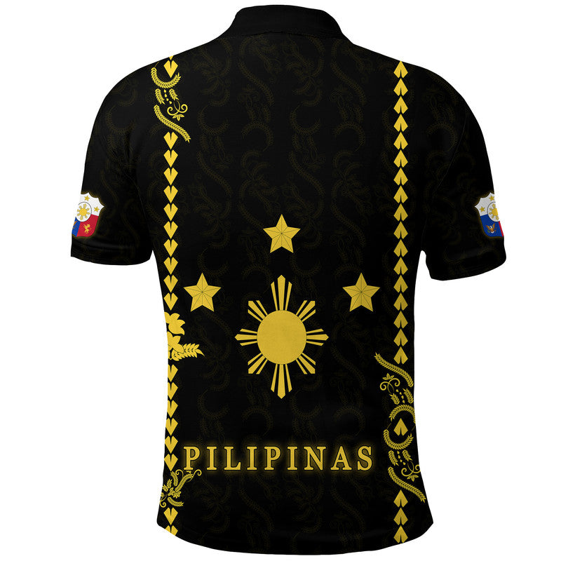 Philippines Polo Shirt Pechera With Side Barong Patterns LT9