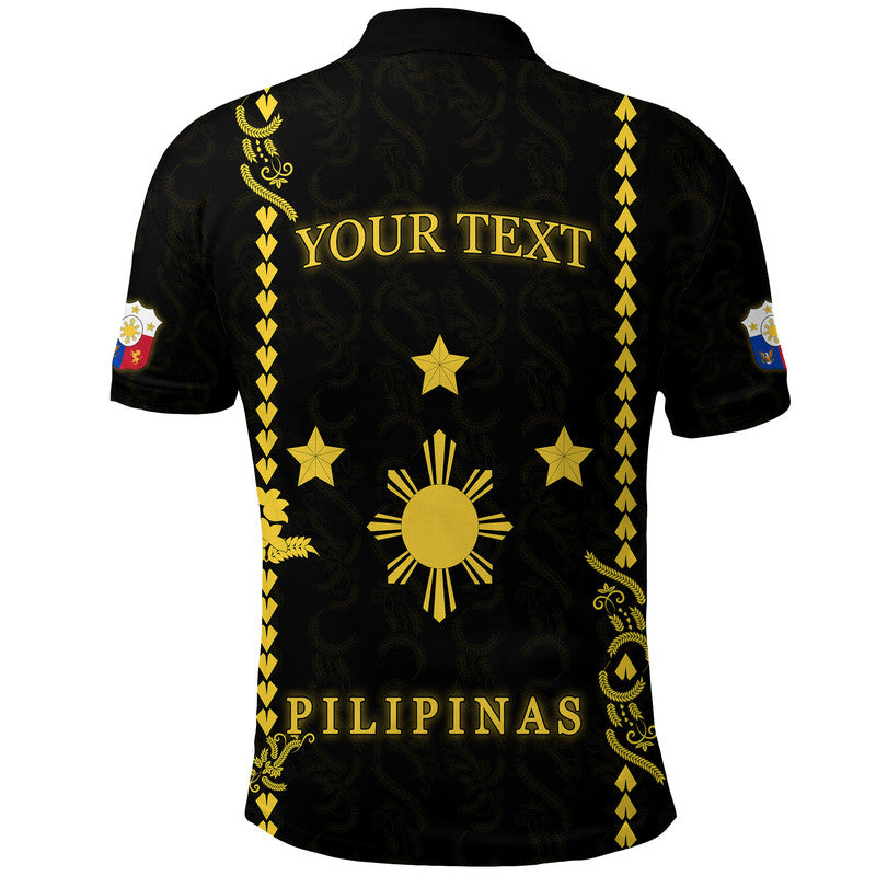 Custom Philippines Polo Shirt Pechera With Side Barong Patterns LT9