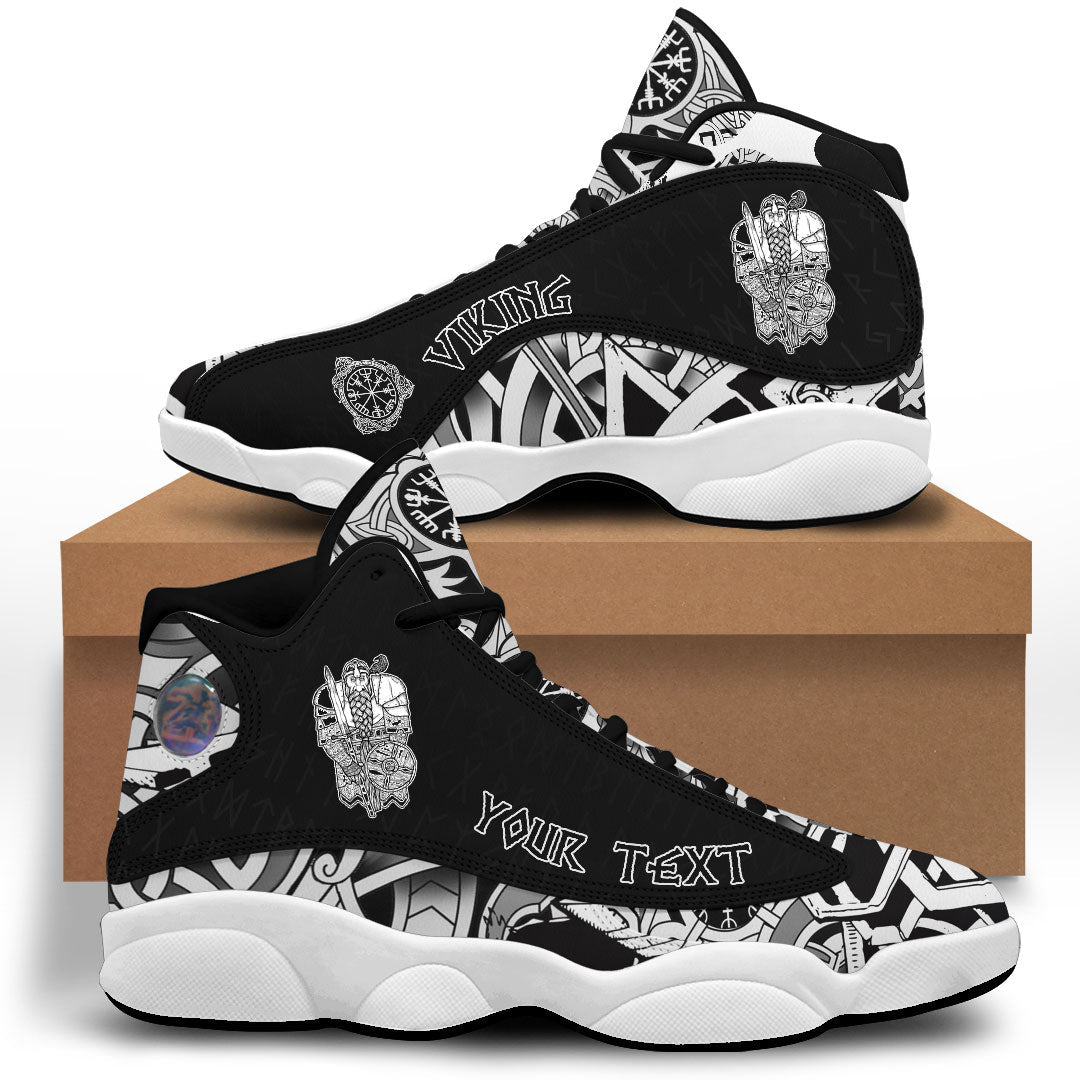 (Custom) Viking - Bearded Warrior Gnome Sneakers J13 RLT12