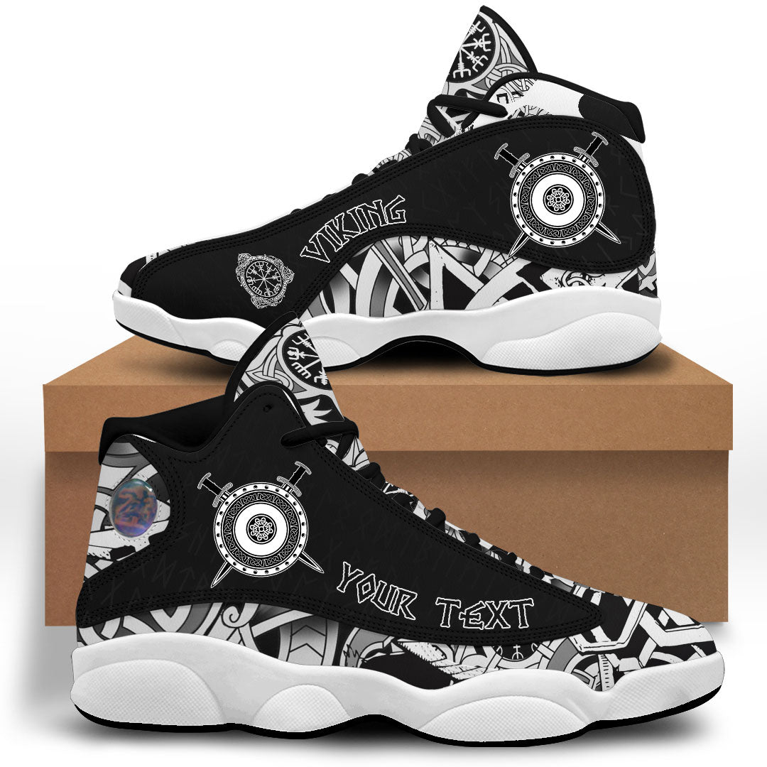 (Custom) Viking - Board Of With Crossed Swords Sneakers J13 RLT12