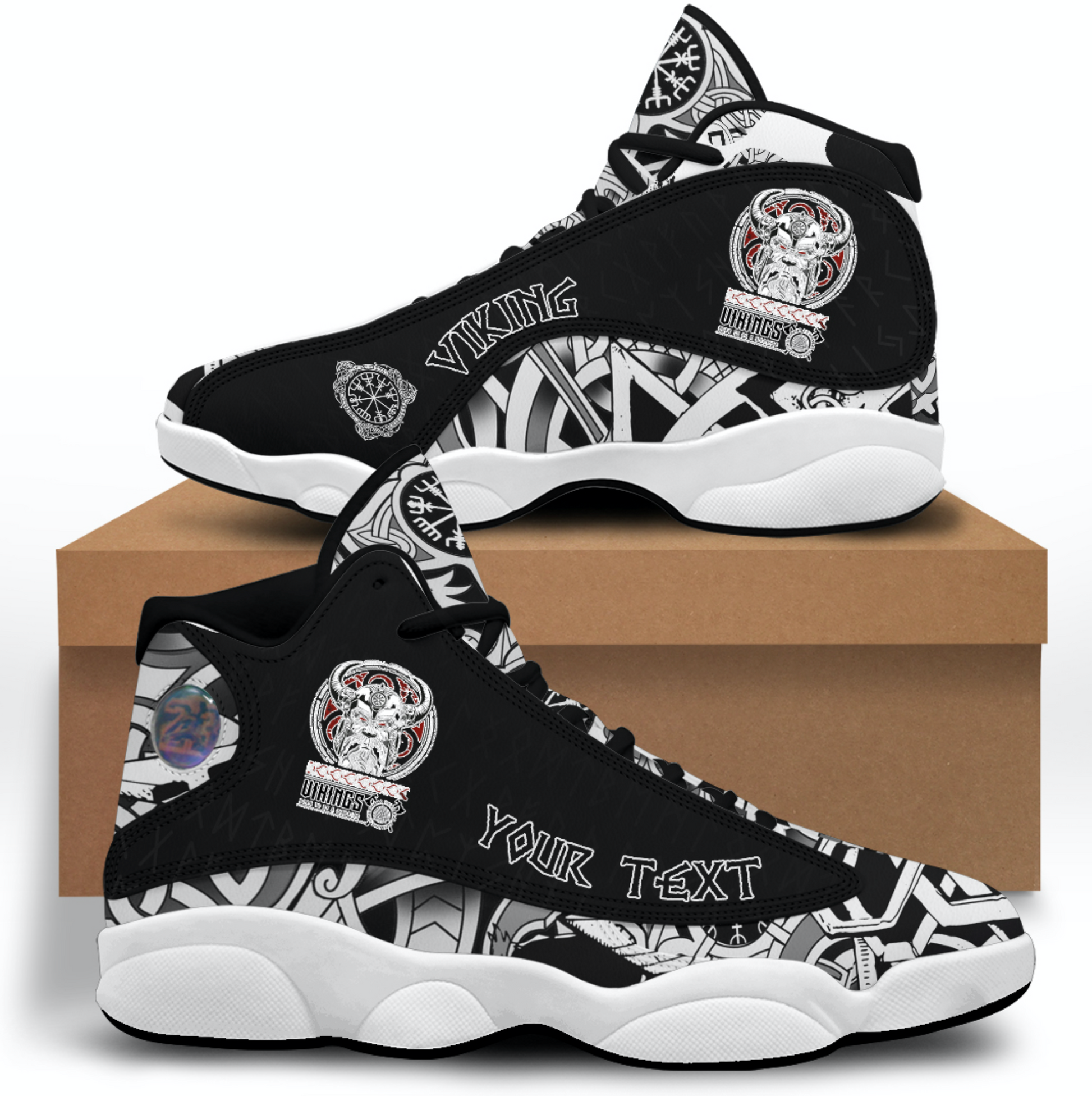 (Custom) Viking - Born to Be Warrior Sneakers J13 RLT12