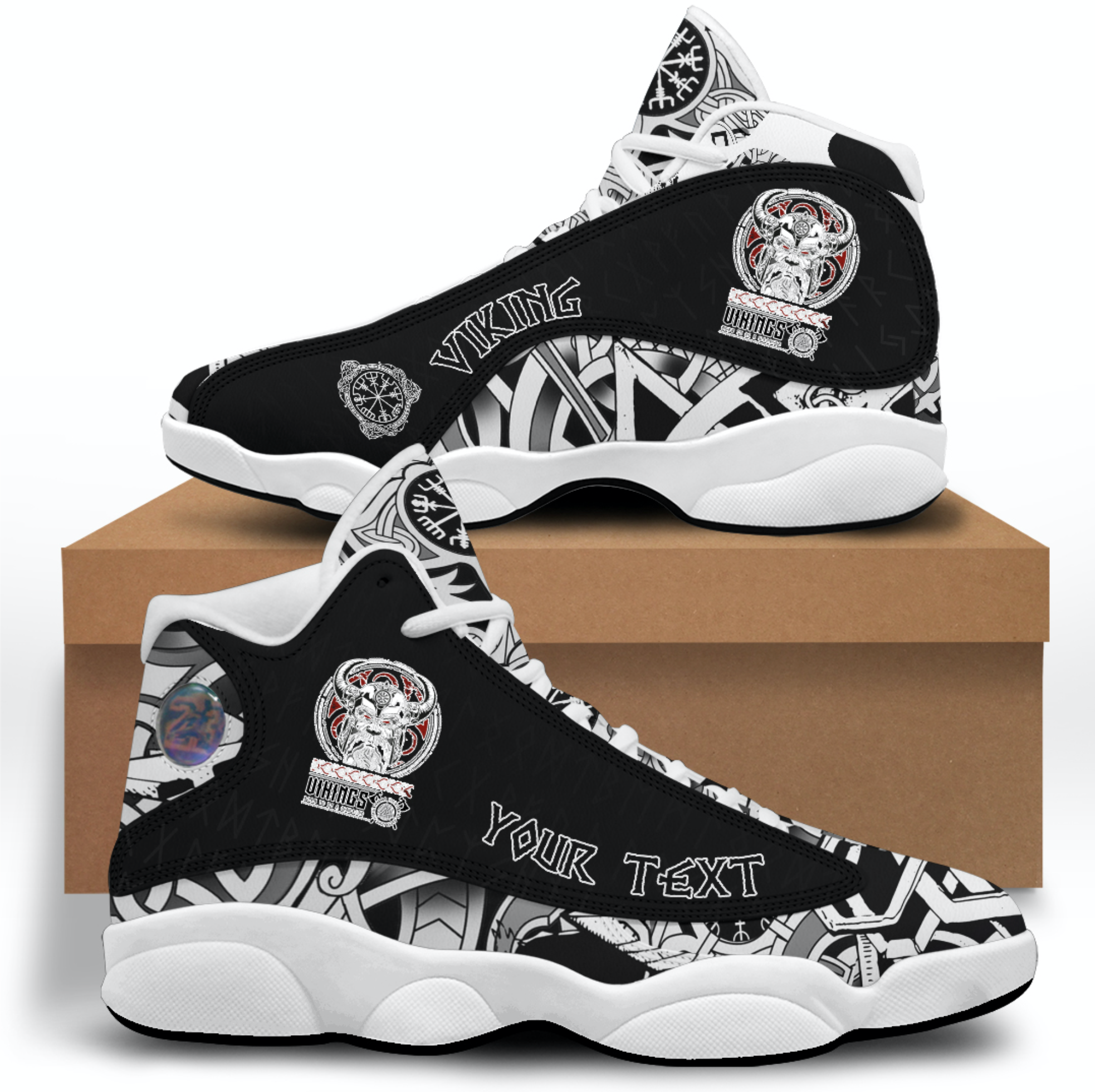 (Custom) Viking - Born to Be Warrior Sneakers J13 RLT12