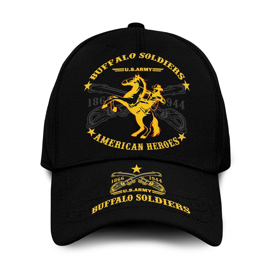 Buffalo Soldiers Classic Cap BSMC United States Army Simple Style Ver.03 LT14