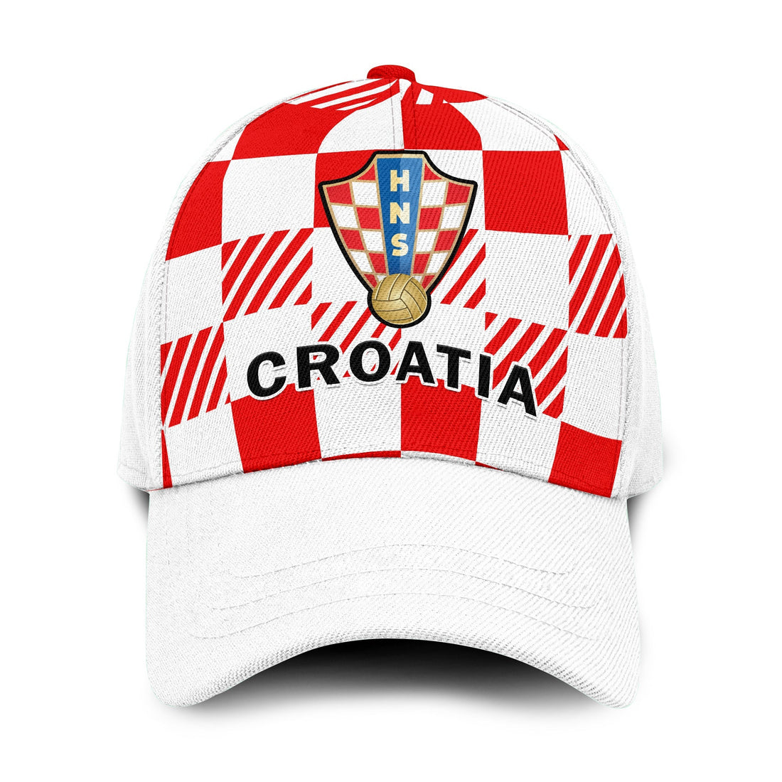 Croatia Football Classic Cap Checkerboard World Cup 2022 Ver.03 LT14