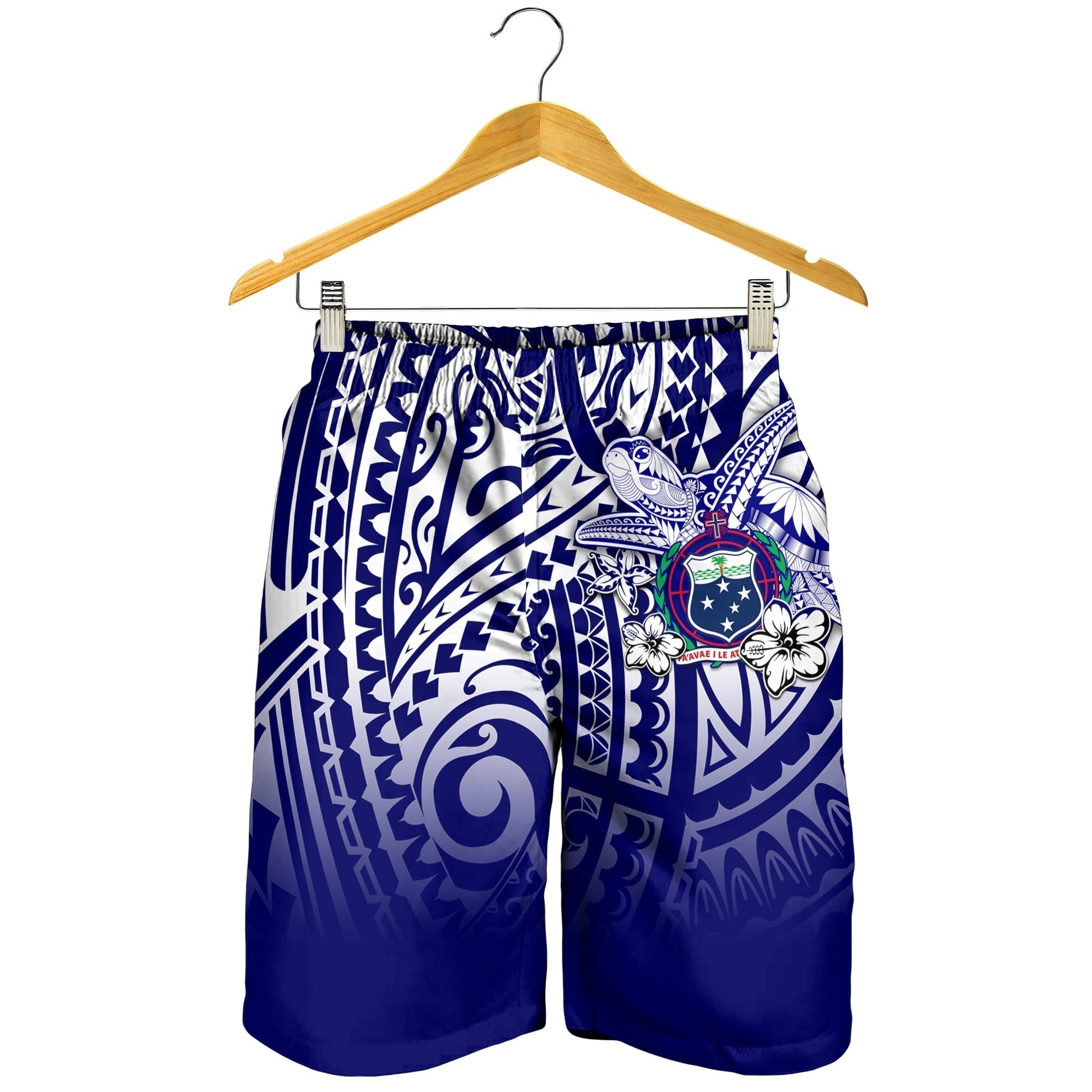 Samoa Polynesian Men Shorts Samoan Loved Turtles LT13
